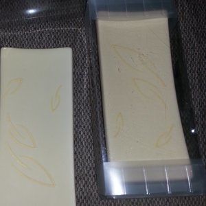 Spa Candle Plate Ceramic BY Russ Awakenings Vtg NWT